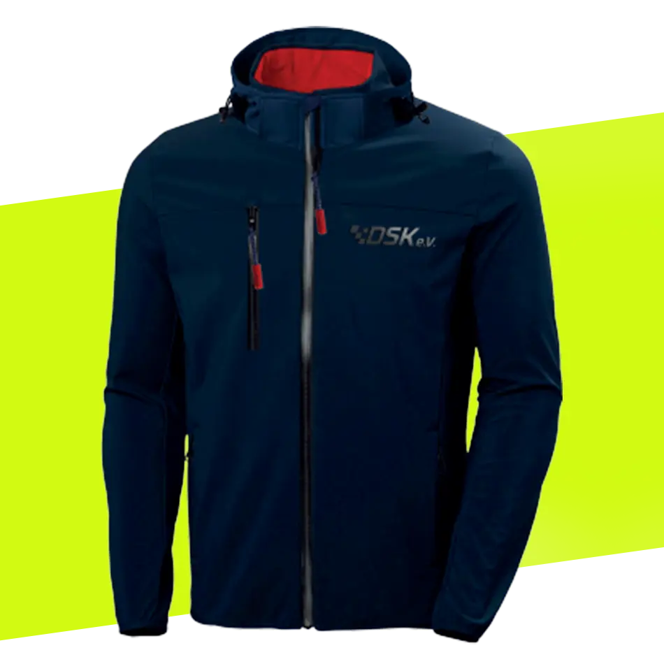 DSK Softshell Jacke mit Kapuze