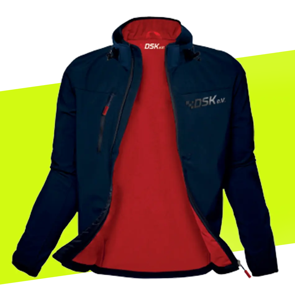 DSK Softshell Jacke mit Kapuze